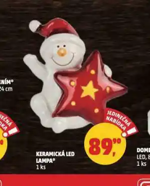 Penny Market Keramická led lampa nabídka