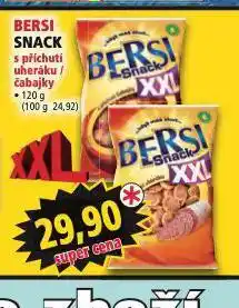 Norma Bersi snack nabídka