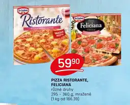 Flop DR. OETKER Pizza ristorante, Feliciana nabídka