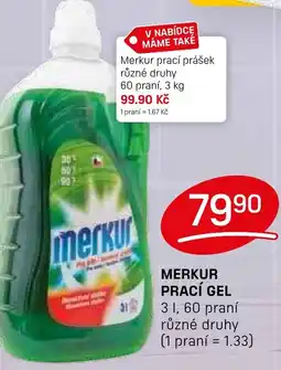 Flop MERKUR Prací gel nabídka