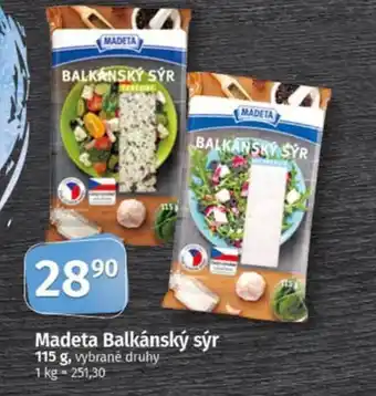 COOP TIP MADETA Balkánský sýr nabídka