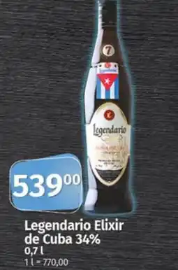 COOP TIP Legendario Elixir de Cuba 34% nabídka