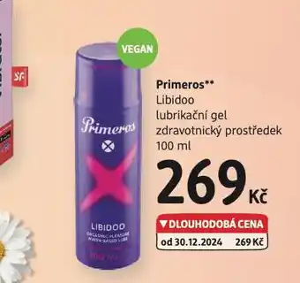 dm drogerie Primeros lubrikační gel nabídka