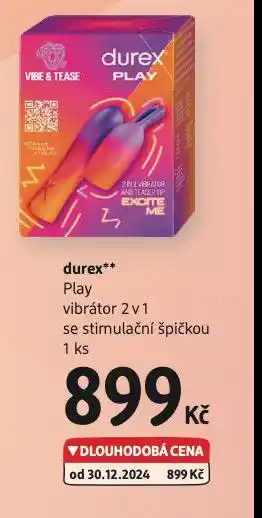 dm drogerie Durex play vibrátor nabídka