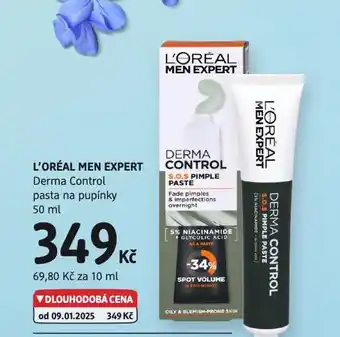 dm drogerie Loreal men expert pasta na pupínky nabídka