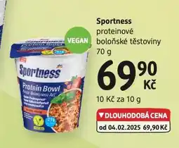 dm drogerie Sportness proteinové boloňské těstoviny nabídka