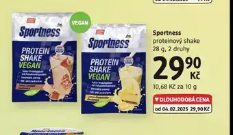 dm drogerie Sportness proteinový shake nabídka