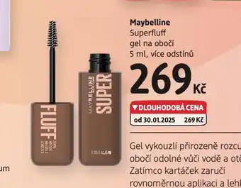 dm drogerie Mabelline gel na obočí nabídka