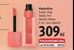 dm drogerie Maybelline tekutá rtěnka nabídka