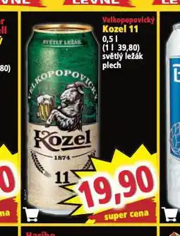 Norma Pivo velkopopovický kozel 11 nabídka