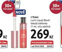 dm drogerie Loreal tekutá tvářenka nabídka