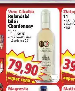 Norma Víno cibulka chardonnay nabídka