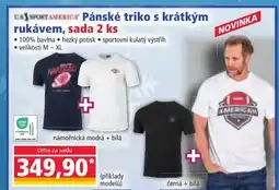 Norma Pánské triko s krátkým rukávem, sada 2 ks nabídka