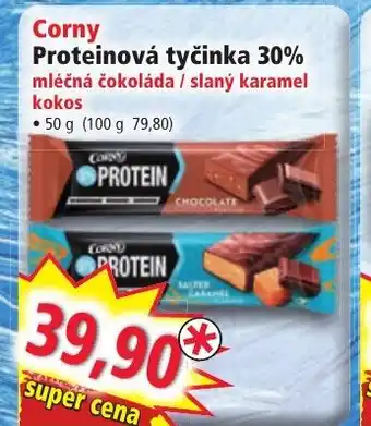 Norma Corny Proteinová tyčinka 30% mléčná čokoláda / slaný karamel kokos nabídka