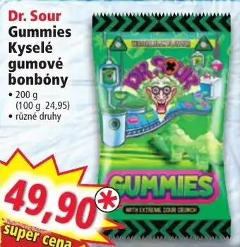 Norma Dr. Sour Gummies Kyselé gumové bonbóny nabídka