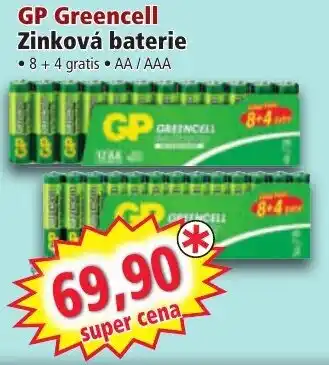 Norma GP Greencell Zinková baterie nabídka