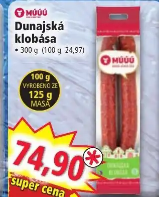 Norma Dunajská klobása nabídka