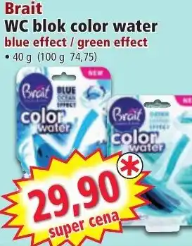 Norma Brait WC blok color water blue effect / green effect nabídka