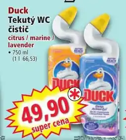 Norma Duck Tekutý WC čistič citrus / marine / lavender nabídka