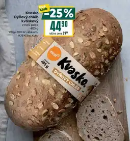 Billa Kvasko Dýňový chléb kváskový z naší pece 405g nabídka