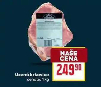 Billa Uzená krkovice cena za 1 kg nabídka