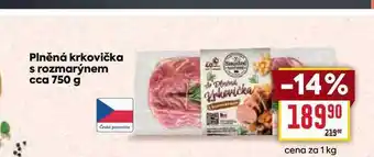 Billa Plněná krkovička s rozmarýnem cca 750 g nabídka