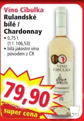 Norma Víno Cibulka Rulandské bílé / Chardonnay nabídka