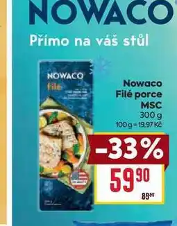 Billa Nowaco Filé porce MSC 300 g nabídka