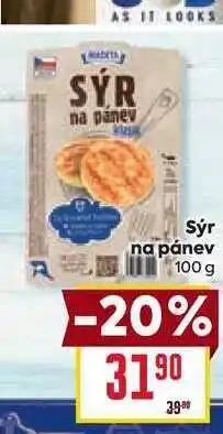 Billa Sýr na pánev 100g nabídka