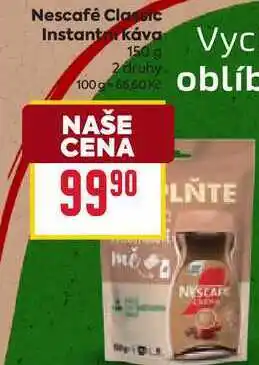 Billa Nescafé Classic Instanter káva 150 g nabídka