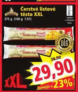 Norma Čerstvé listové těsto XXL nabídka