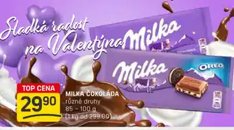 Flop Milka čokoláda nabídka