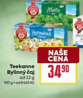 Billa Teekanne Bylinný čaj od 22 g nabídka