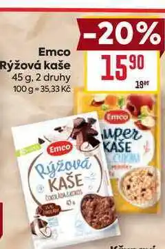 Billa Emco Rýžová kaše 45 g nabídka