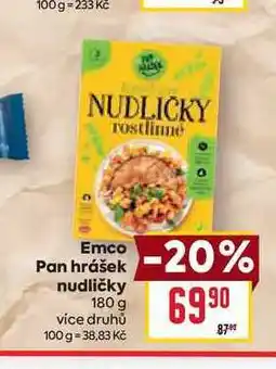 Billa Emco Pan hrášek nudličky 180 g nabídka