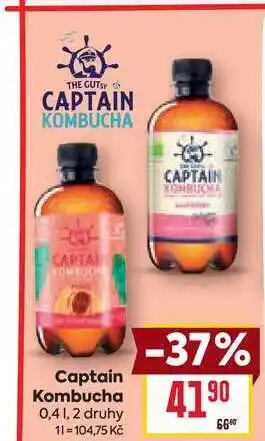 Billa Captain Kombucha 0,4l nabídka