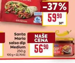 Billa Santa Maria salsa dip Medium 250 g nabídka