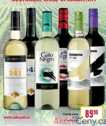 Billa Tichá vina 0,75l nabídka