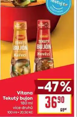 Billa Vitana Tekutý bujon 180 ml nabídka