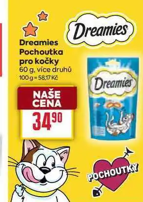 Billa Dreamies Pochoutka pro kočky 60 g nabídka