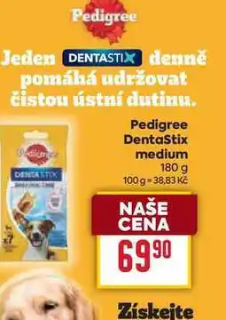 Billa Pedigree Dentastix medium 180 g nabídka