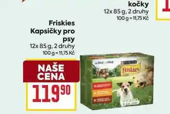 Billa Friskies Kapsičky pro psy 12x 85 g nabídka