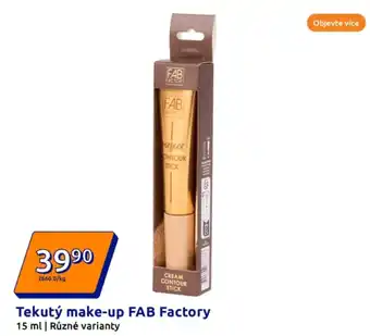 Action Tekutý make-up fab factory nabídka