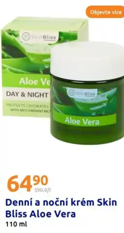 Action Denní a noční krém skin bliss aloe vera nabídka