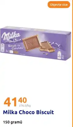 Action MILKA Choco biscuit nabídka
