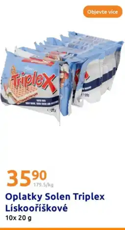 Oplatky solen triplex lískooříškové