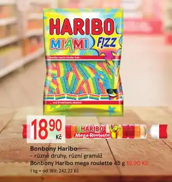 Žabka HARIBO Bonbony nabídka