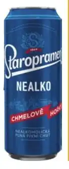 Žabka Staropramen nealko nabídka