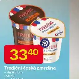 Hruška Tradiční česká zmrzlina + další druhy 350 ml nabídka