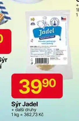 Hruška Sýr Jadel 110g nabídka